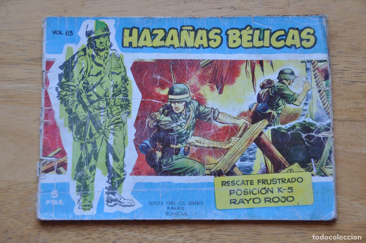 Tebeos: COMIC - HAZA&Ntilde;AS B&Eacute;LICAS VOLUMEN 63 - DIBUJOS BOIXCAR