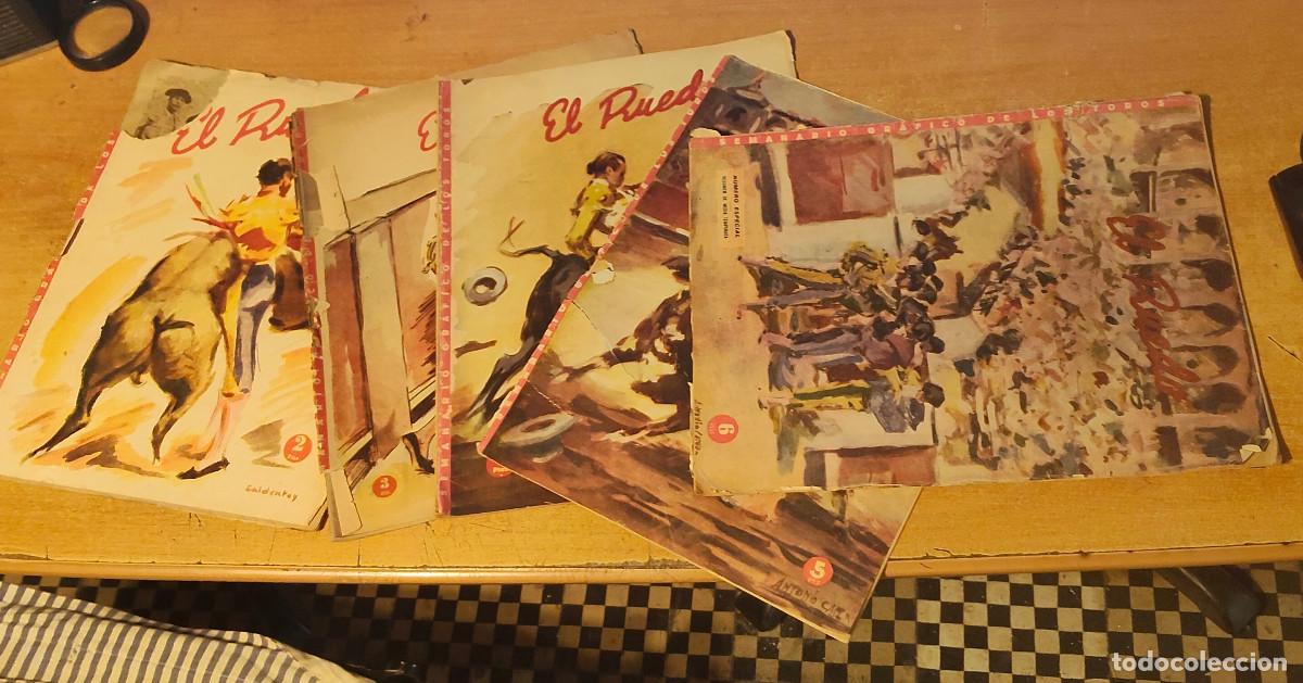 Tebeos: lote varias revistas El Ruedo 36​x 27,5cm - ver foto - bastante da&ntilde;adas