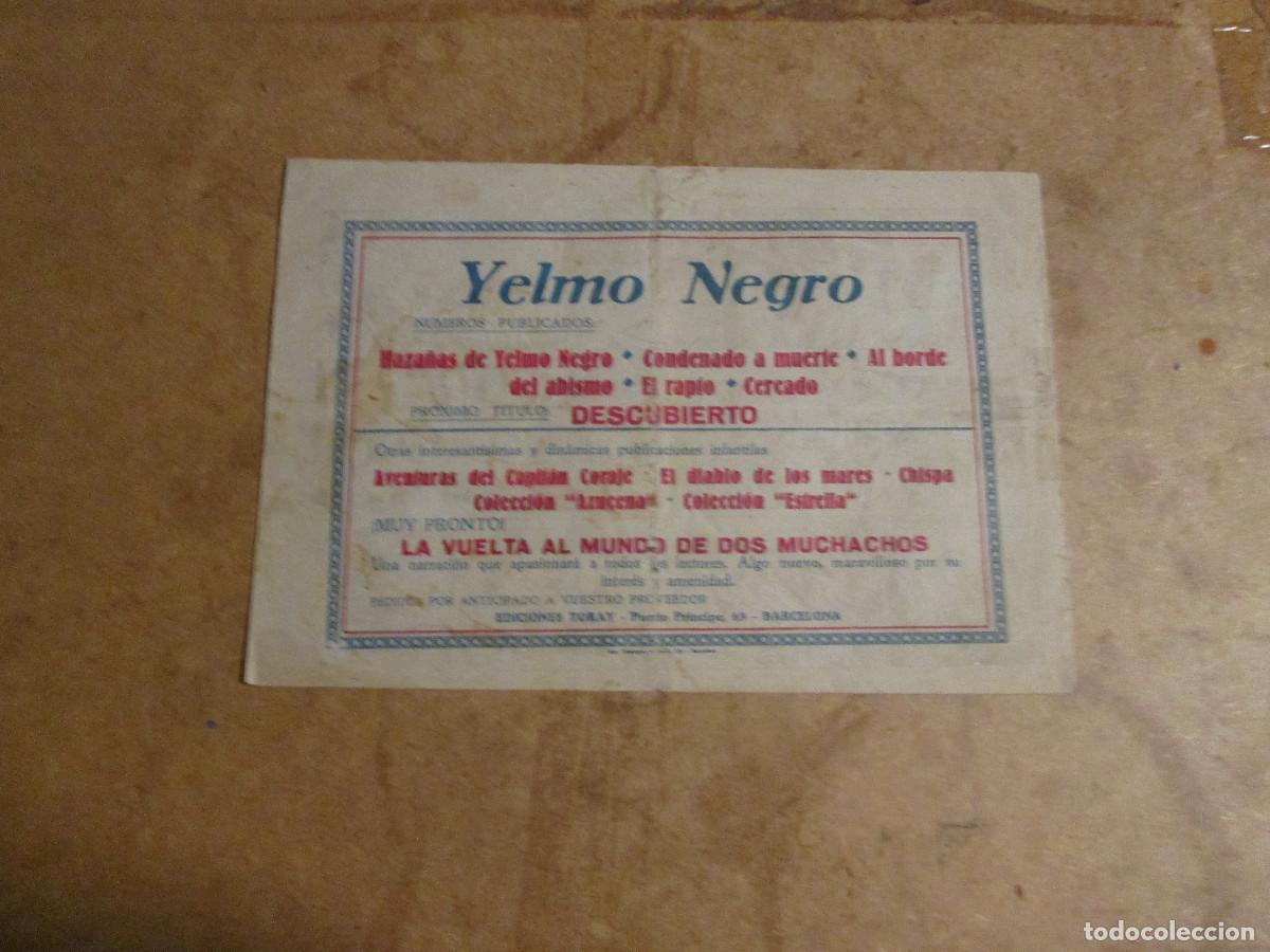 Tebeos: Yelmo Negro n&ordm; 5 de 14, original toray 1947 - Foto 2