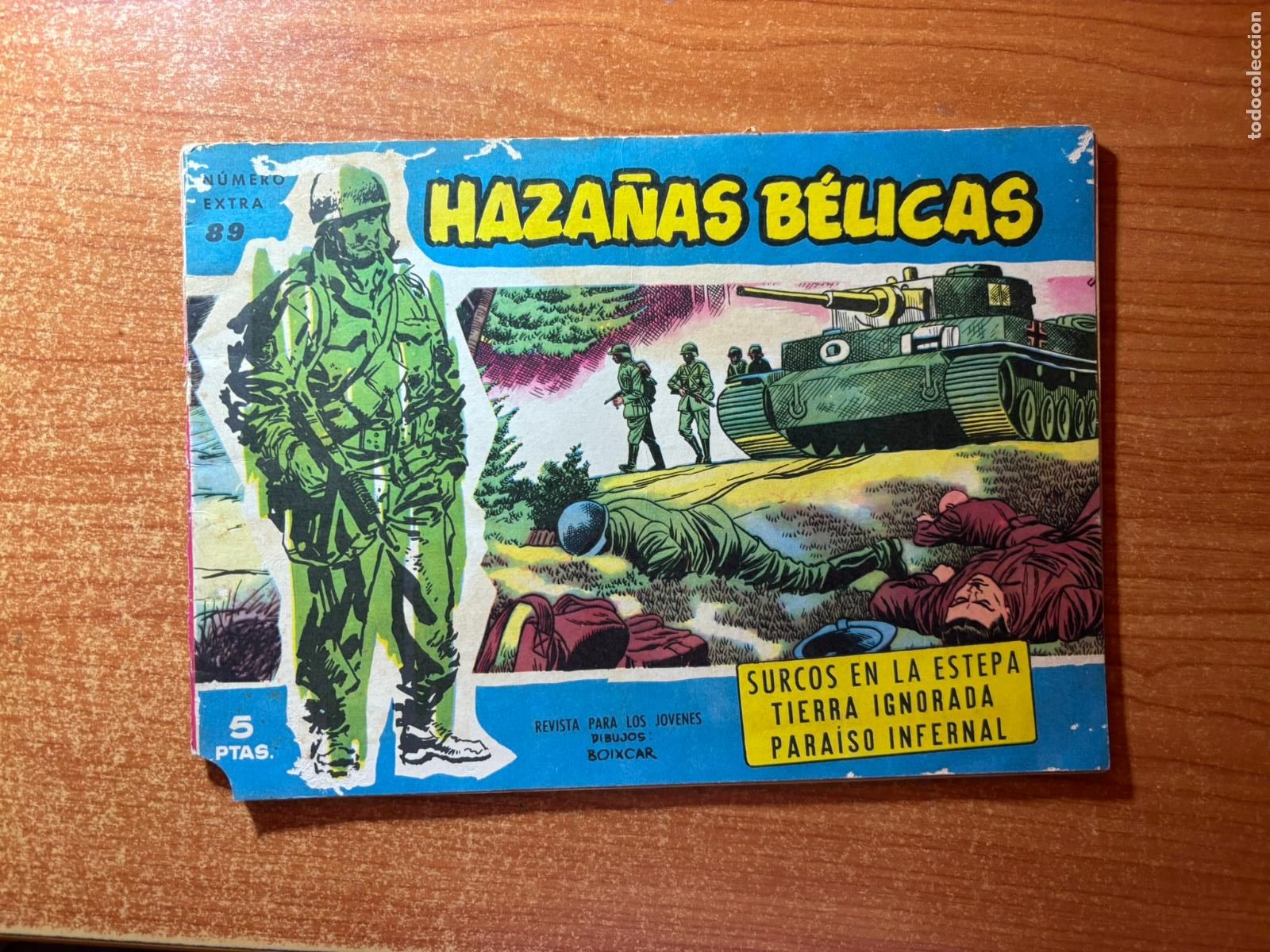 Tebeos: HAZA&Ntilde;AS BELICAS N&ordm; 89 AZULES EDITORIAL TORAY