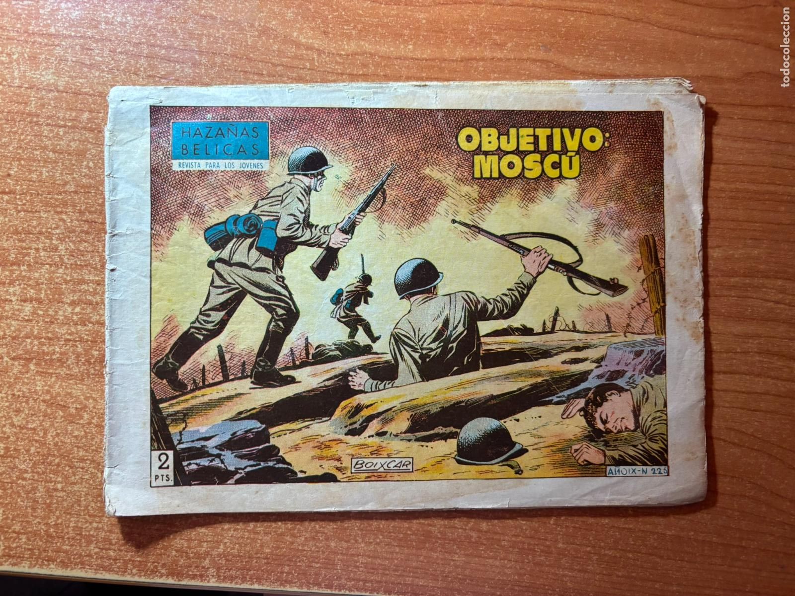 Tebeos: HAZA&Ntilde;AS BELICAS N&ordm; 225 EDITORIAL TORAY ORIGINAL