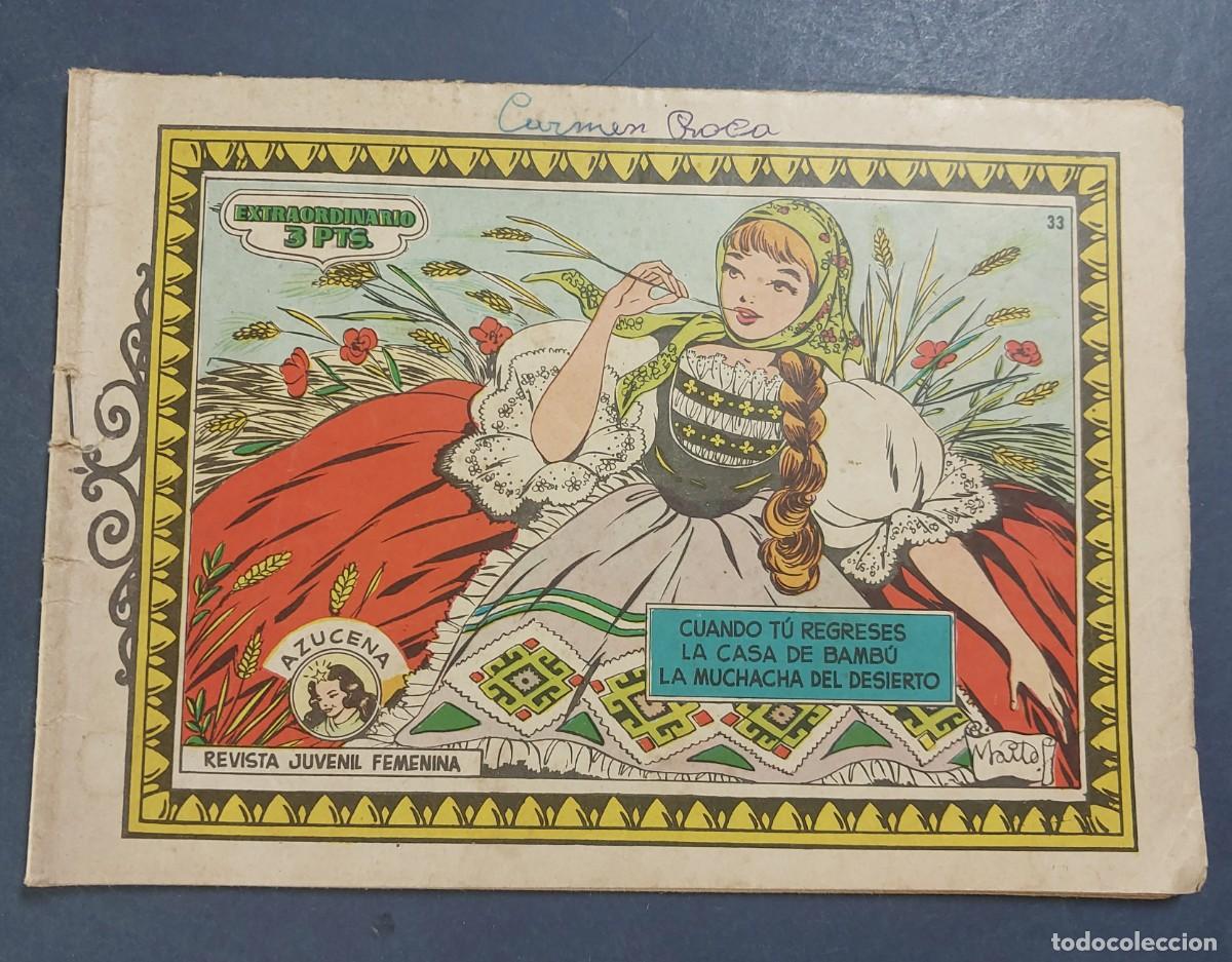 Tebeos: Colecci&oacute;n Azucena Extraordinario N&ordm; 33 Ref C-30