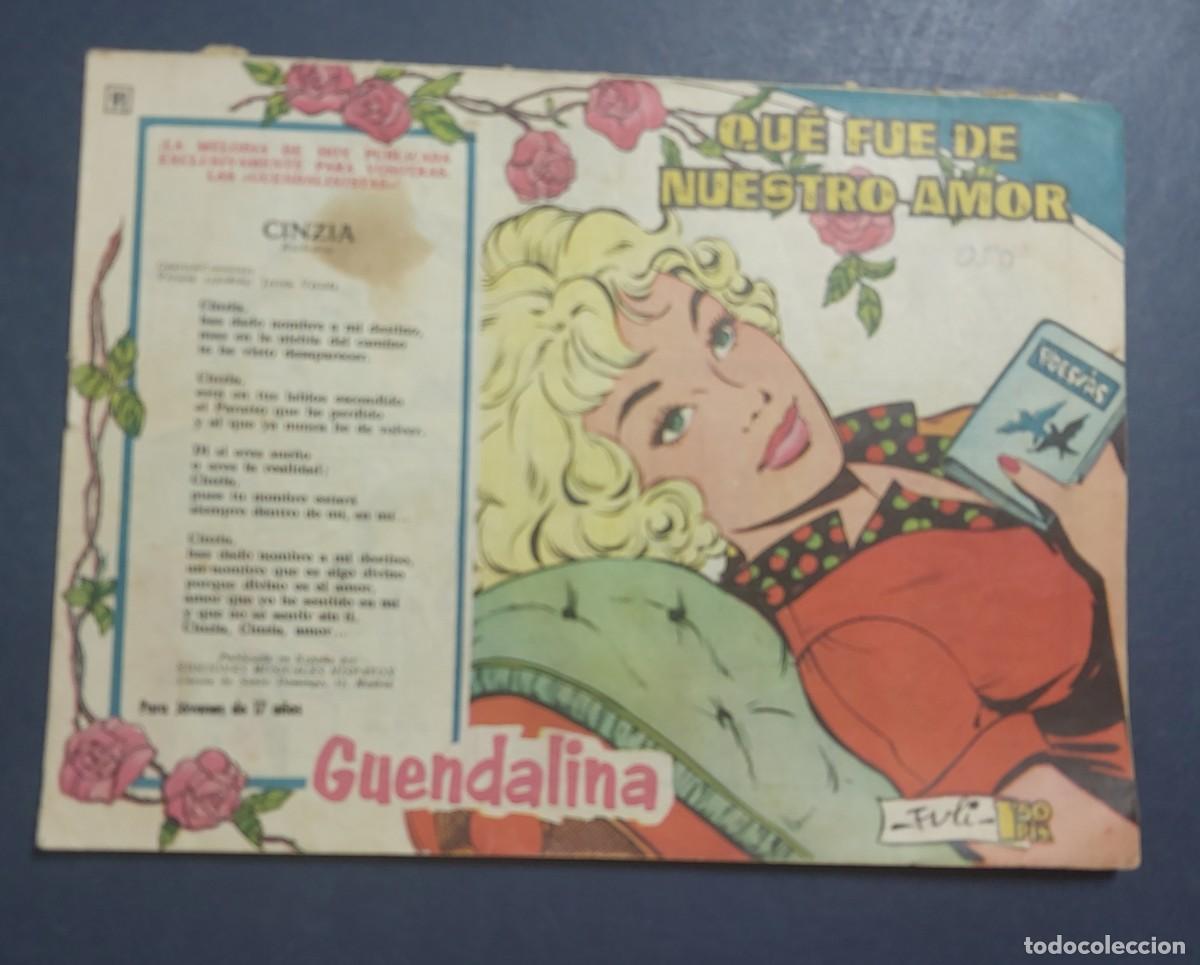 Tebeos: Colecci&oacute;n Guendalina N&ordm; 91 Trasera Carlos Larra&ntilde;aga Ref C-30