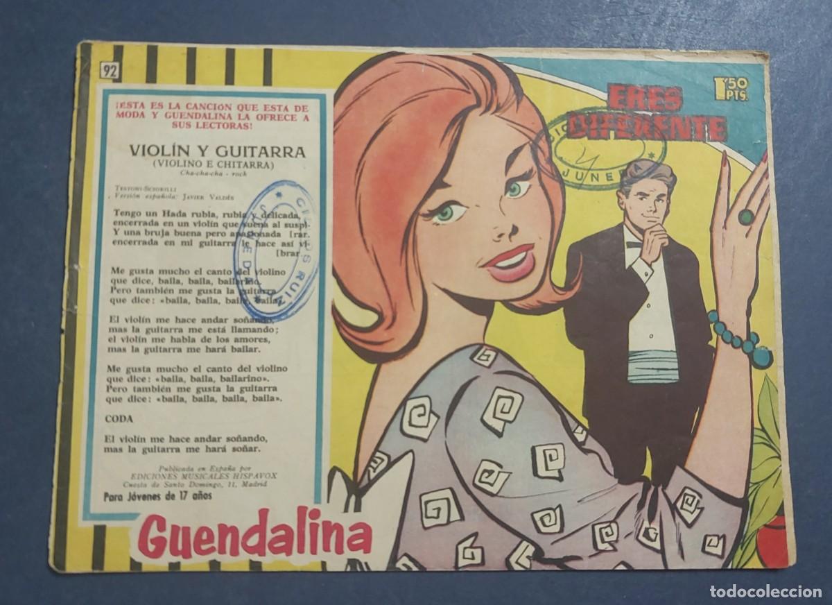 Tebeos: Colecci&oacute;n Guendalina N&ordm; 92 Trasera Maria Mahor Ref C-30