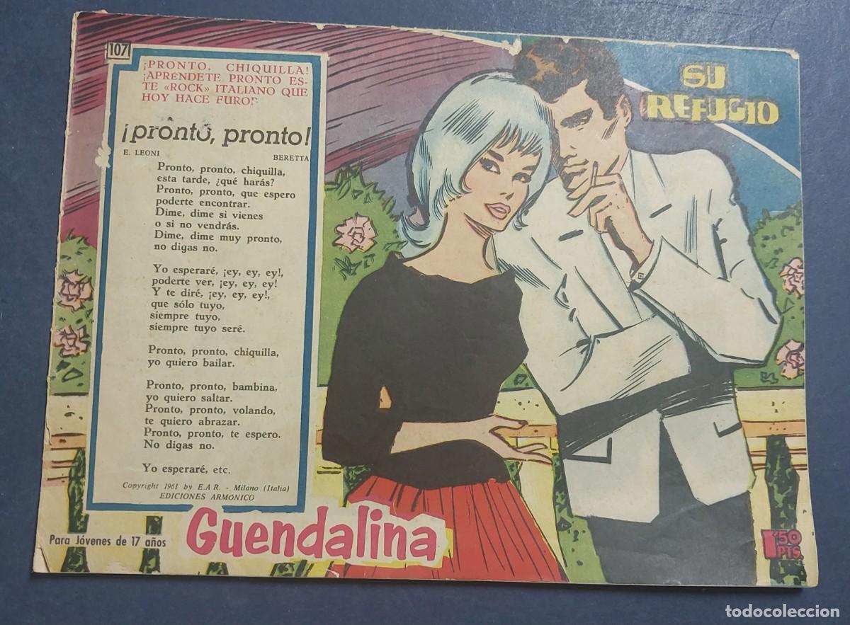 Tebeos: Colecci&oacute;n Guendalina N&ordm; 107 Trasera Burt Lancaster Ref C-30