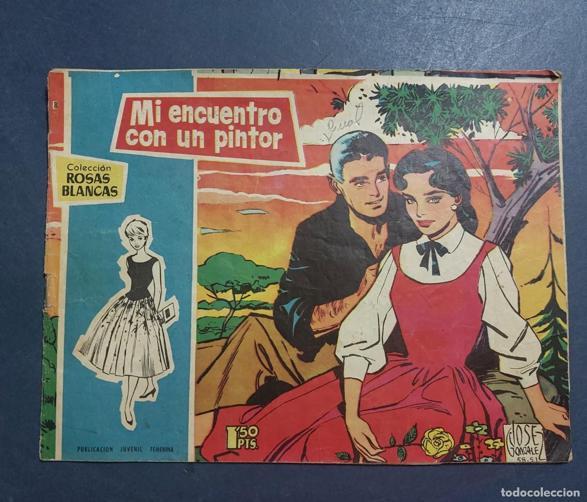 Tebeos: Colecci&oacute;n Rosas Blancas N&ordm; 8 Ref C-30
