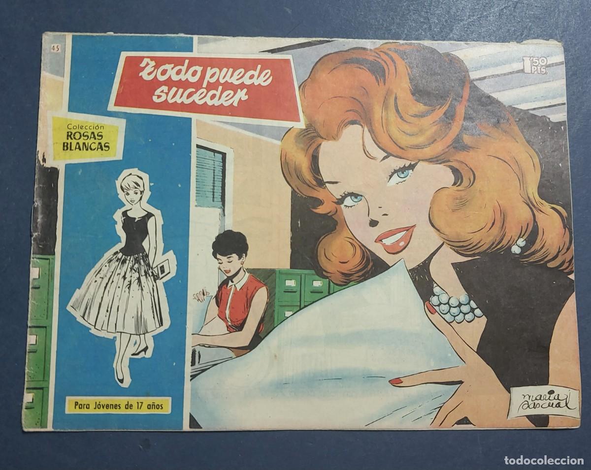 Tebeos: Colecci&oacute;n Rosas Blancas N&ordm;45 Ref C-30