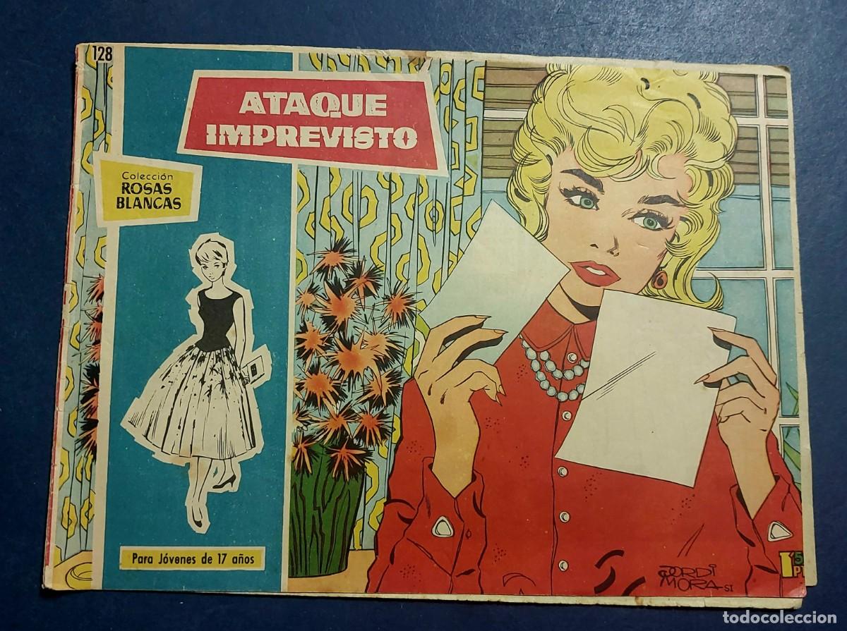 Tebeos: Colecci&oacute;n Rosas Blancas N&ordm; 128 Ref C-30 - Foto 1