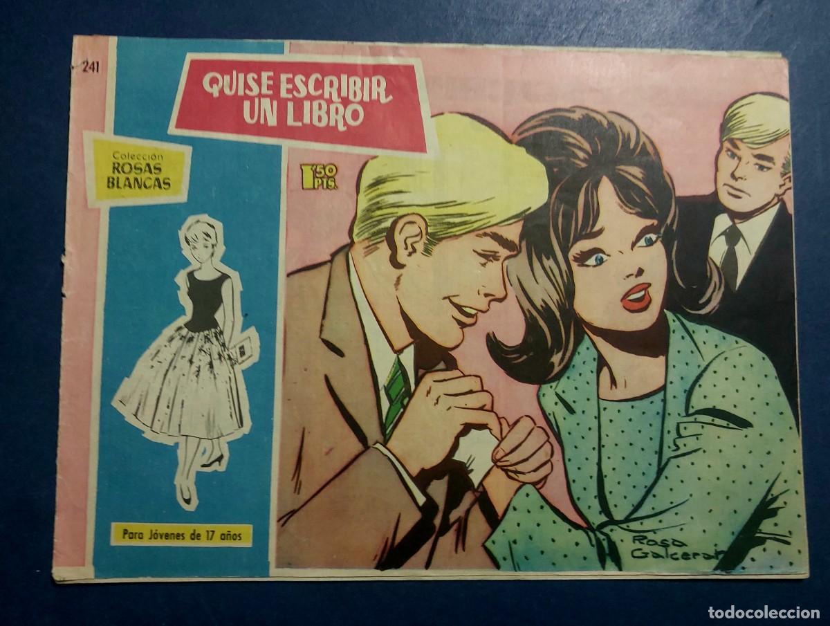 Tebeos: Colecci&oacute;n Rosas Blancas N&ordm; 241 Trasera Fabian Ref C-30