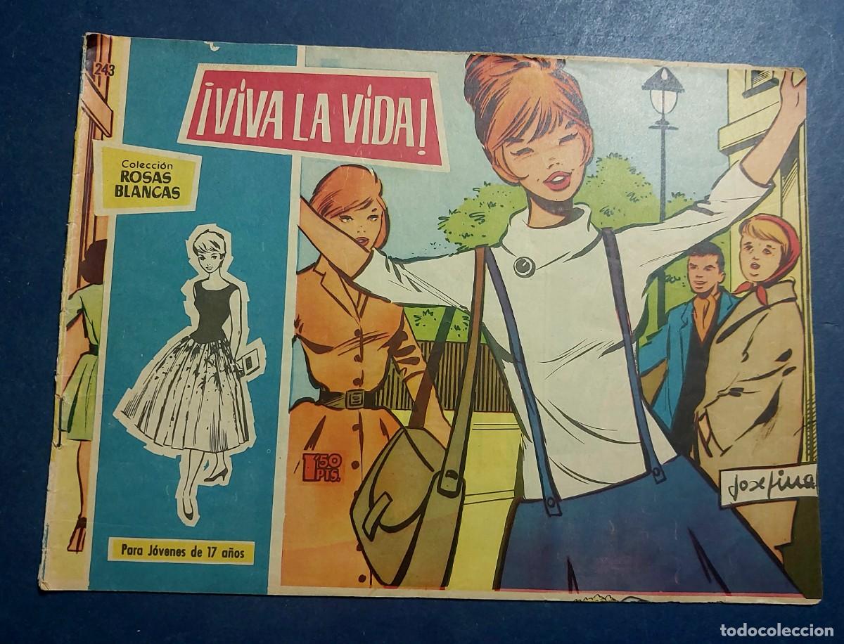 Tebeos: Colecci&oacute;n Rosas Blancas N&ordm; 243 Trasera Hugh O&acute;Brian Ref C-30