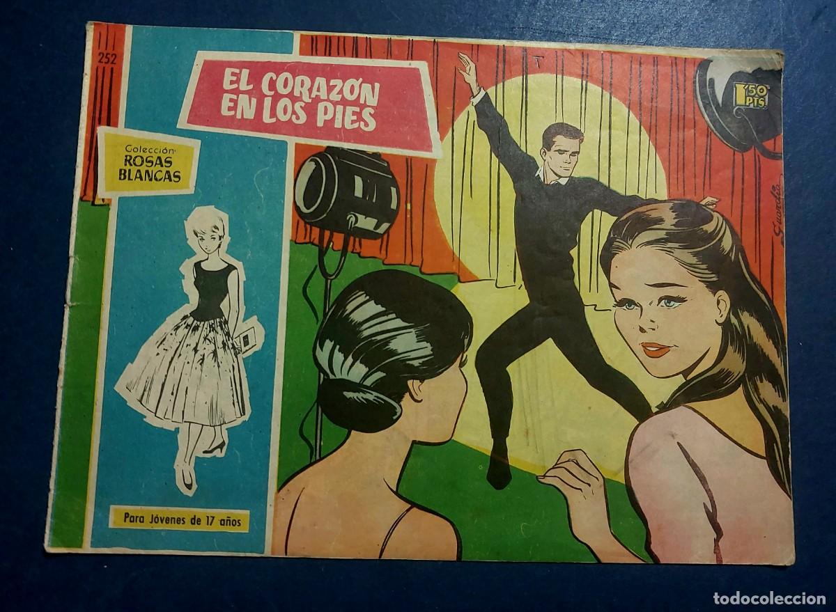 Tebeos: Colecci&oacute;n Rosas Blancas N&ordm; 252 Trasera Manuel Gil Huidobro Ref C-30