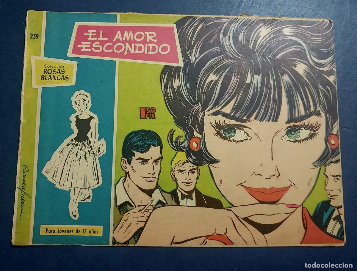 Tebeos: Colecci&oacute;n Rosas Blancas N&ordm; 259 Trasera Key Meersman Ref C-30