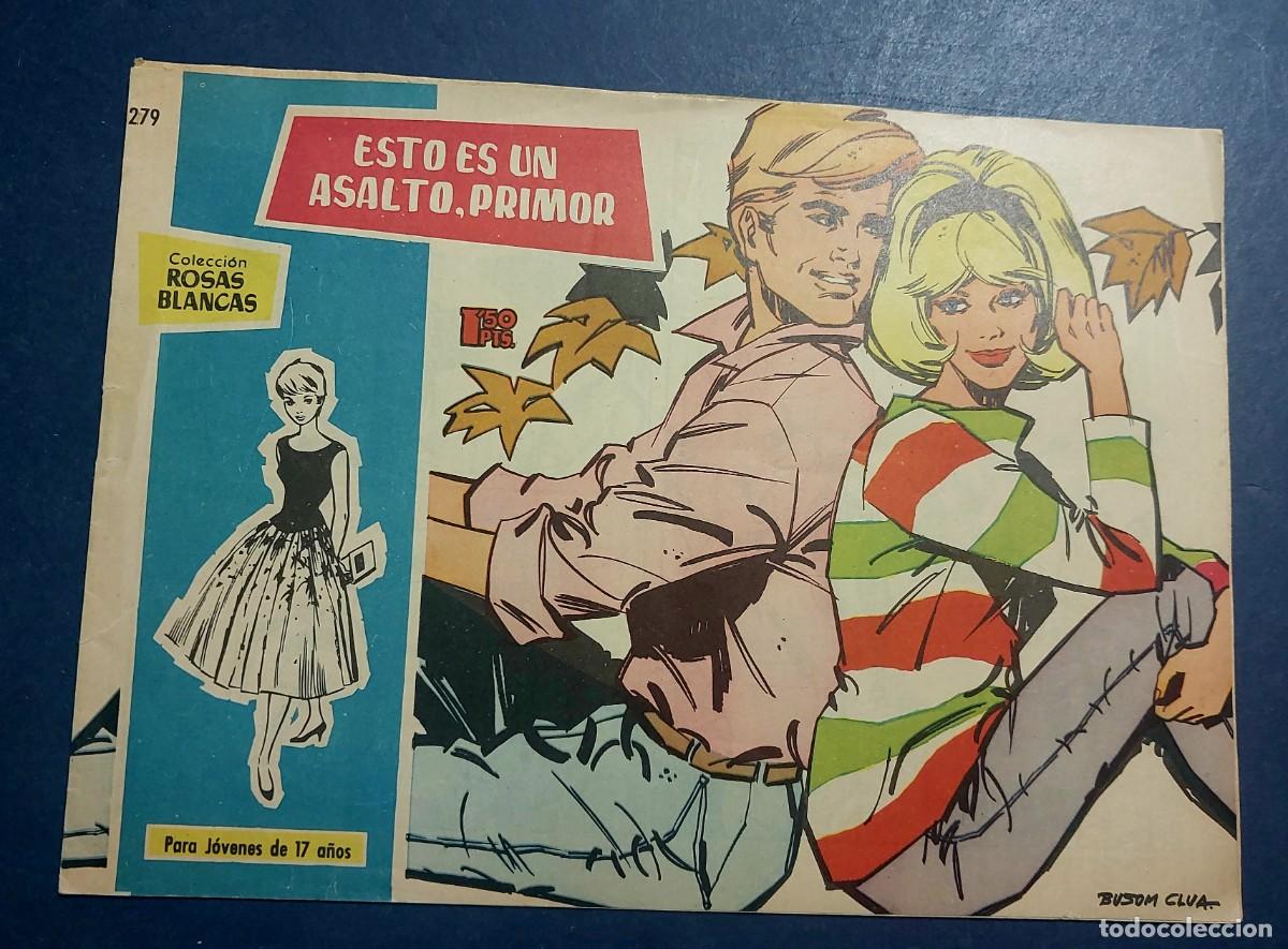 Tebeos: Colecci&oacute;n Rosas Blancas N&ordm; 279 Trasera Franco Interlenghi Ref C-30