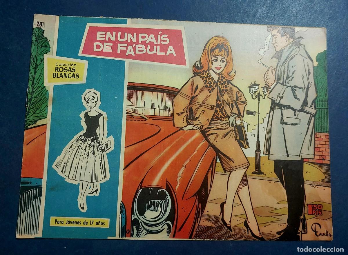 Tebeos: Colecci&oacute;n Rosas Blancas N&ordm; 281 Trasera Steve Forrest Ref C-30