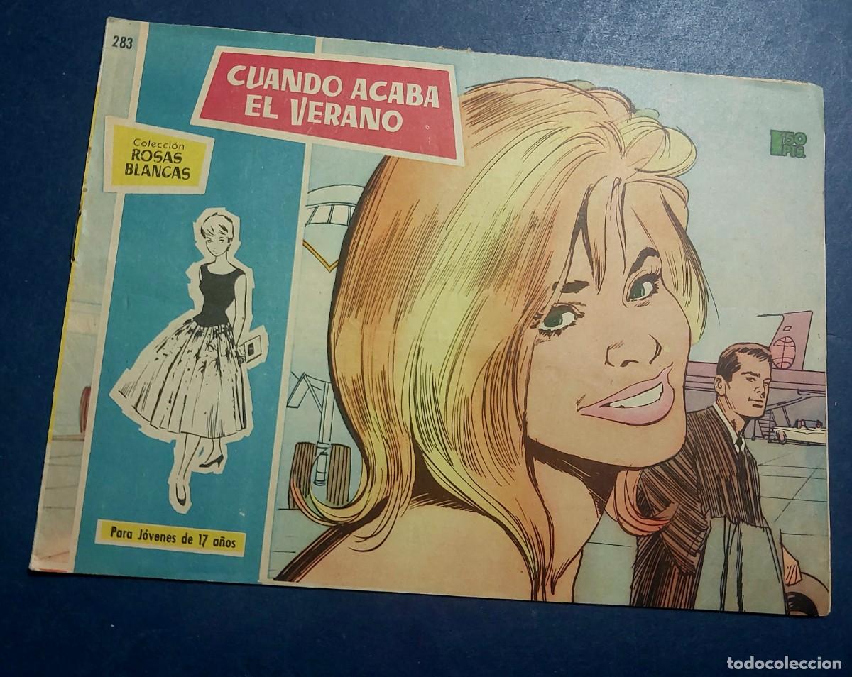 Tebeos: Colecci&oacute;n Rosas Blancas N&ordm; 283 Trasera Cary Grant Ref C-30