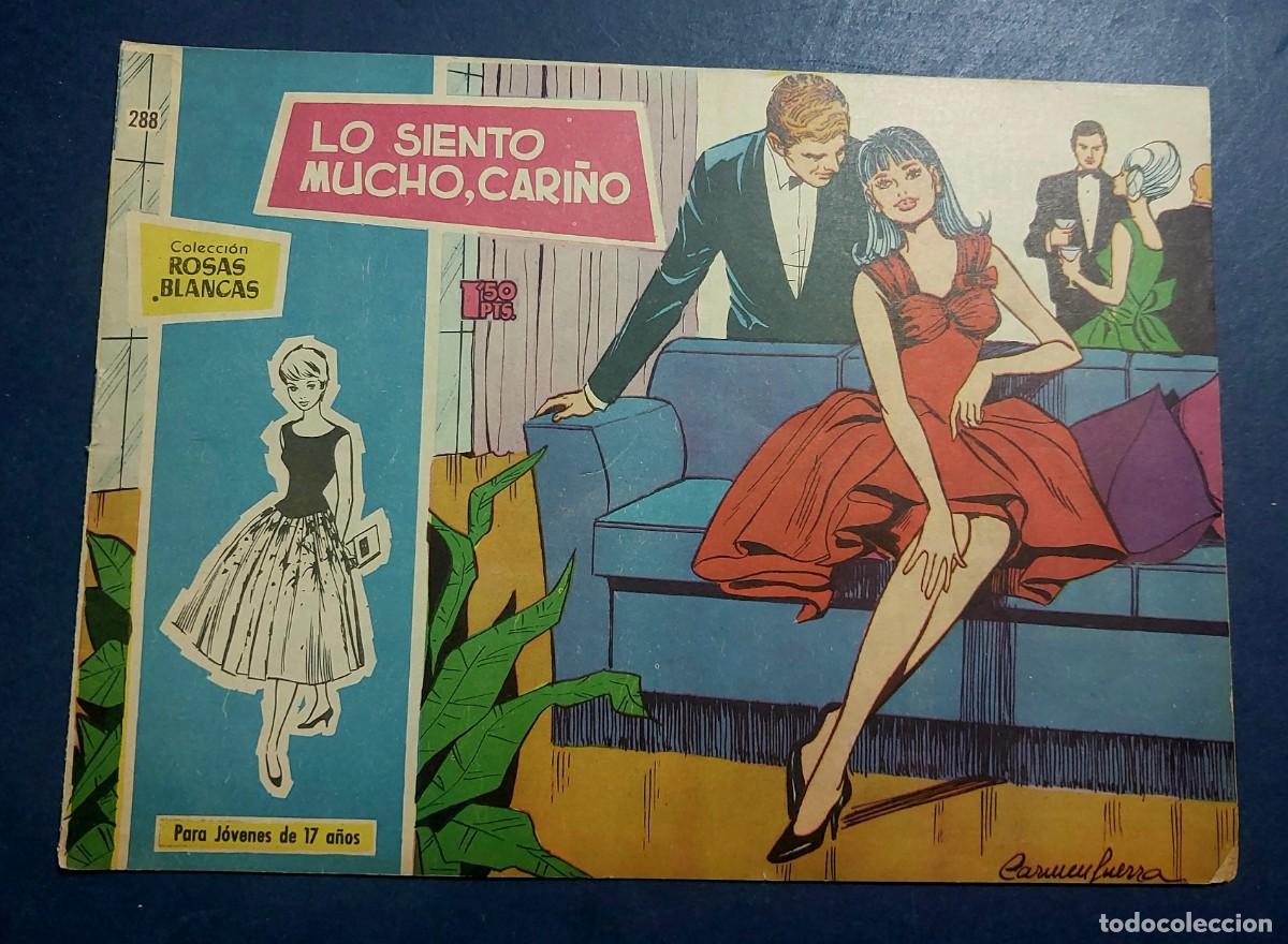 Tebeos: Colecci&oacute;n Rosas Blancas N&ordm; 288 Trasera Gerard Barray Ref C-30
