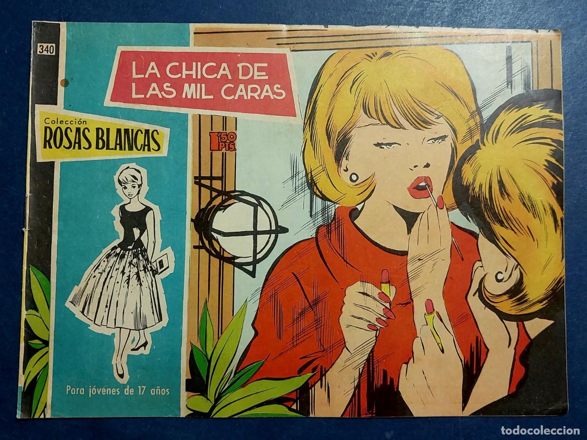 Tebeos: Colecci&oacute;n Rosas Blancas N&ordm; 340 Trasera Duane Eddy Ref C-30
