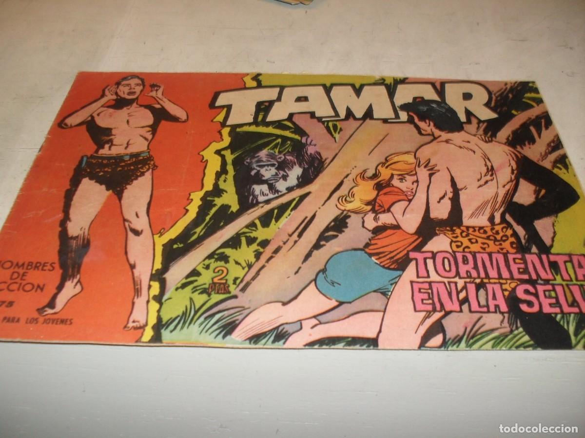 Tebeos: (ORIGINAL)TAMAR N&ordm; 175,TORMENTA EN LA SELVA,DE 186.TORAY,1961
