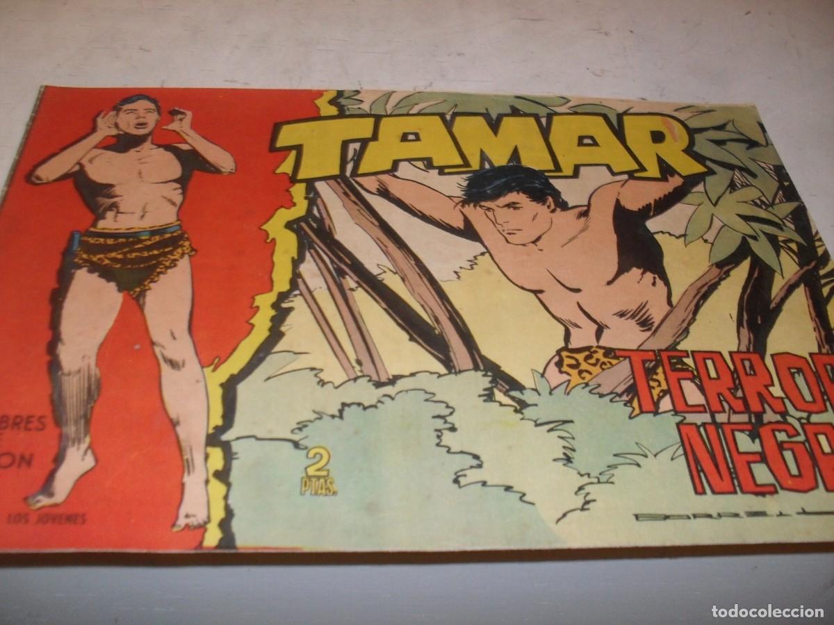 Tebeos: (ORIGINAL)TAMAR N&ordm; 172,TERROR NEGRO,DE 186.TORAY,1961