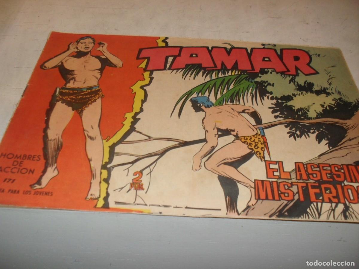 Tebeos: (ORIGINAL)TAMAR N&ordm; 171,EL ASESINO MISTERIOSO,DE 186.TORAY,1961
