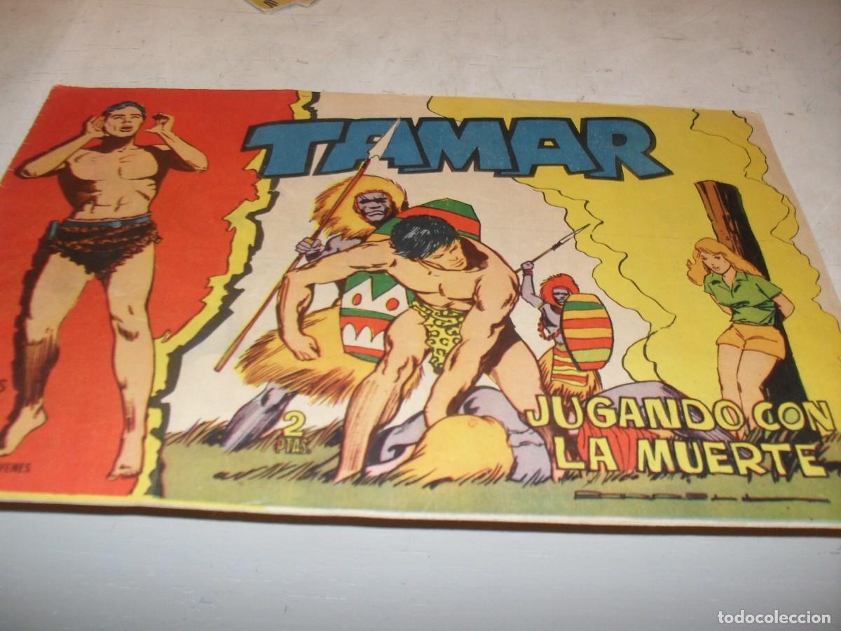 Tebeos: (ORIGINAL)TAMAR N&ordm; 161,JUGANDO CON LA MUERTE,DE 186.TORAY,1961