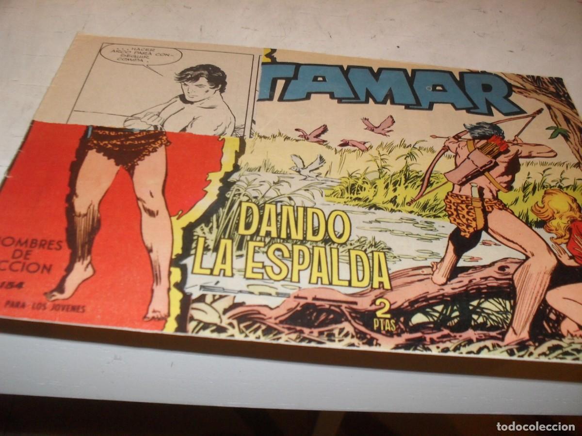 Tebeos: (ORIGINAL)TAMAR N&ordm; 154,DANDO LA ESPALDA,DE 186.TORAY,1961