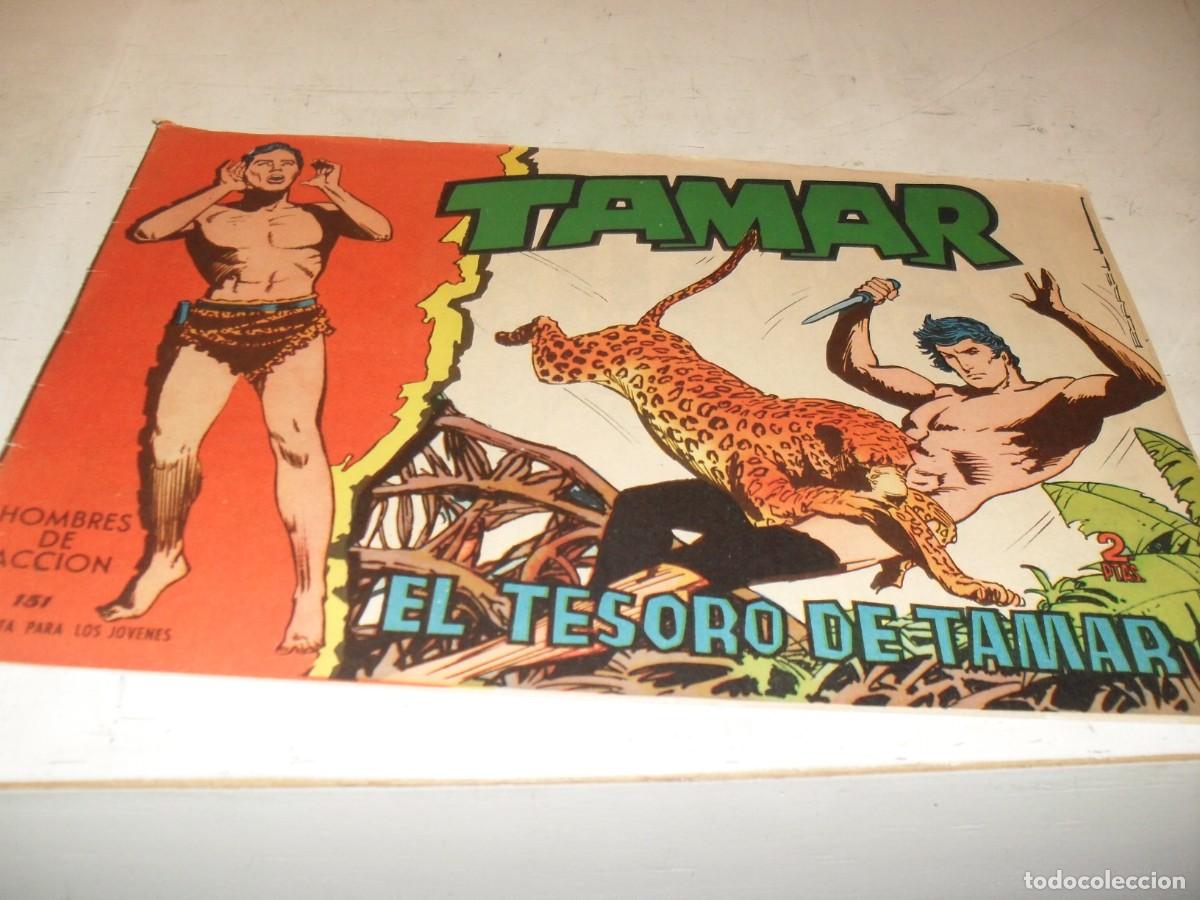 Tebeos: (ORIGINAL)TAMAR N&ordm; 151,EL TESORO DE TAMAR,DE 186.TORAY,1961
