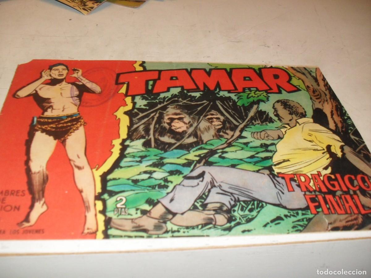 Tebeos: (ORIGINAL)TAMAR N&ordm; 136,TRAGICO FINAL,DE 186.TORAY,1961