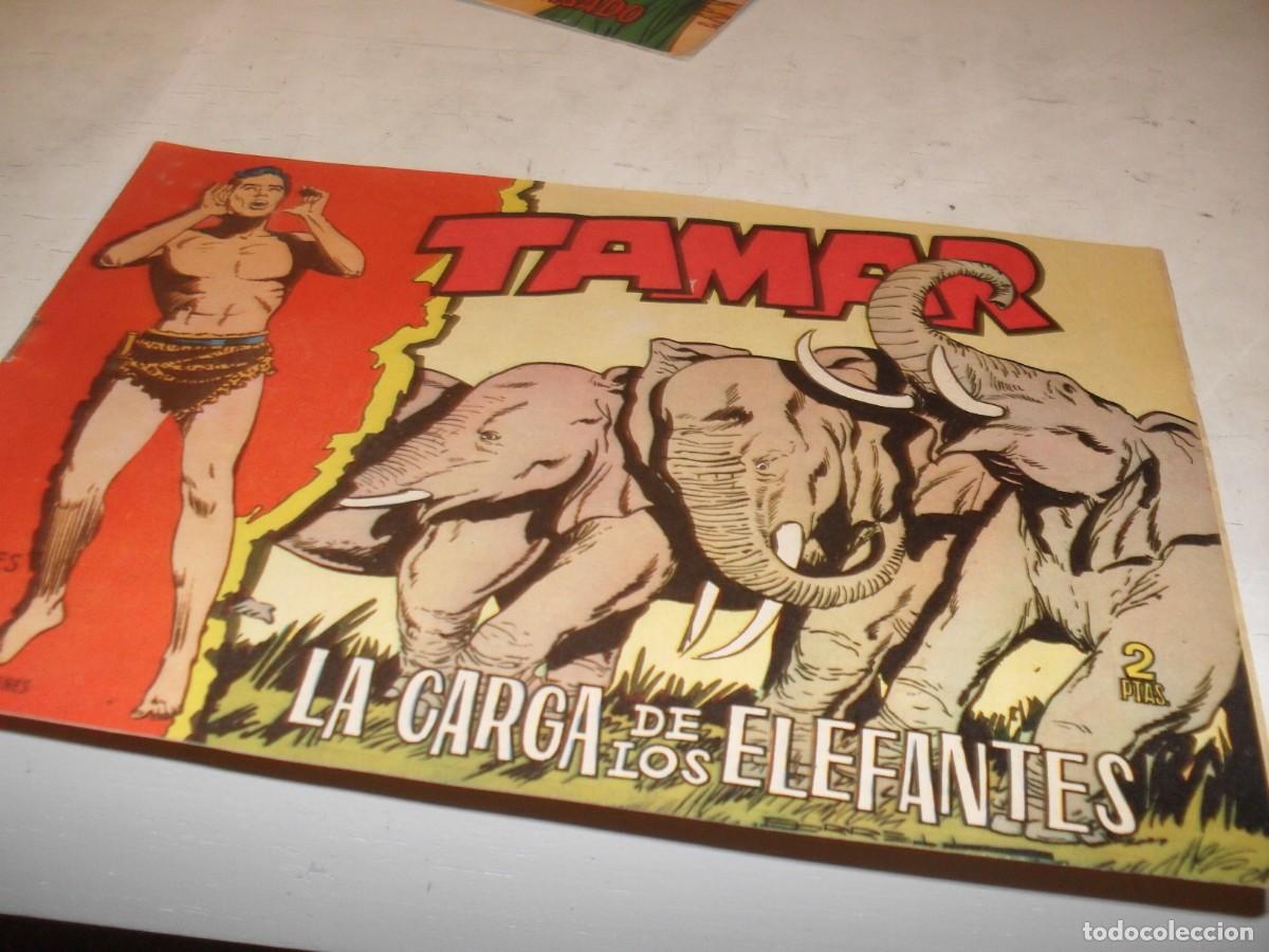 Tebeos: (ORIGINAL)TAMAR N&ordm; 126,LA CARGA DE LOS ELEFANTES,DE 186.TORAY,1961
