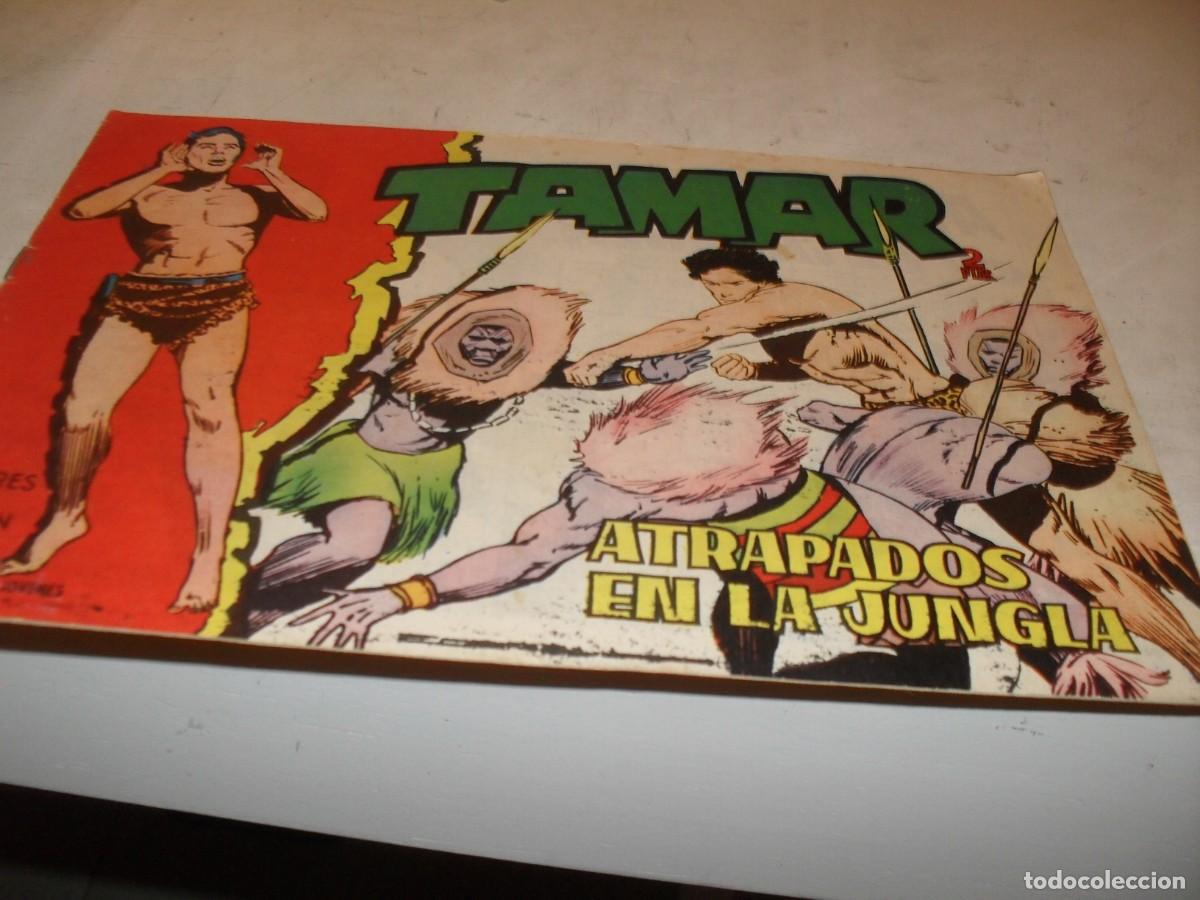 Tebeos: (ORIGINAL)TAMAR N&ordm; 110,ATRAPADO EN LA JUNGLA,DE 186.TORAY,1961