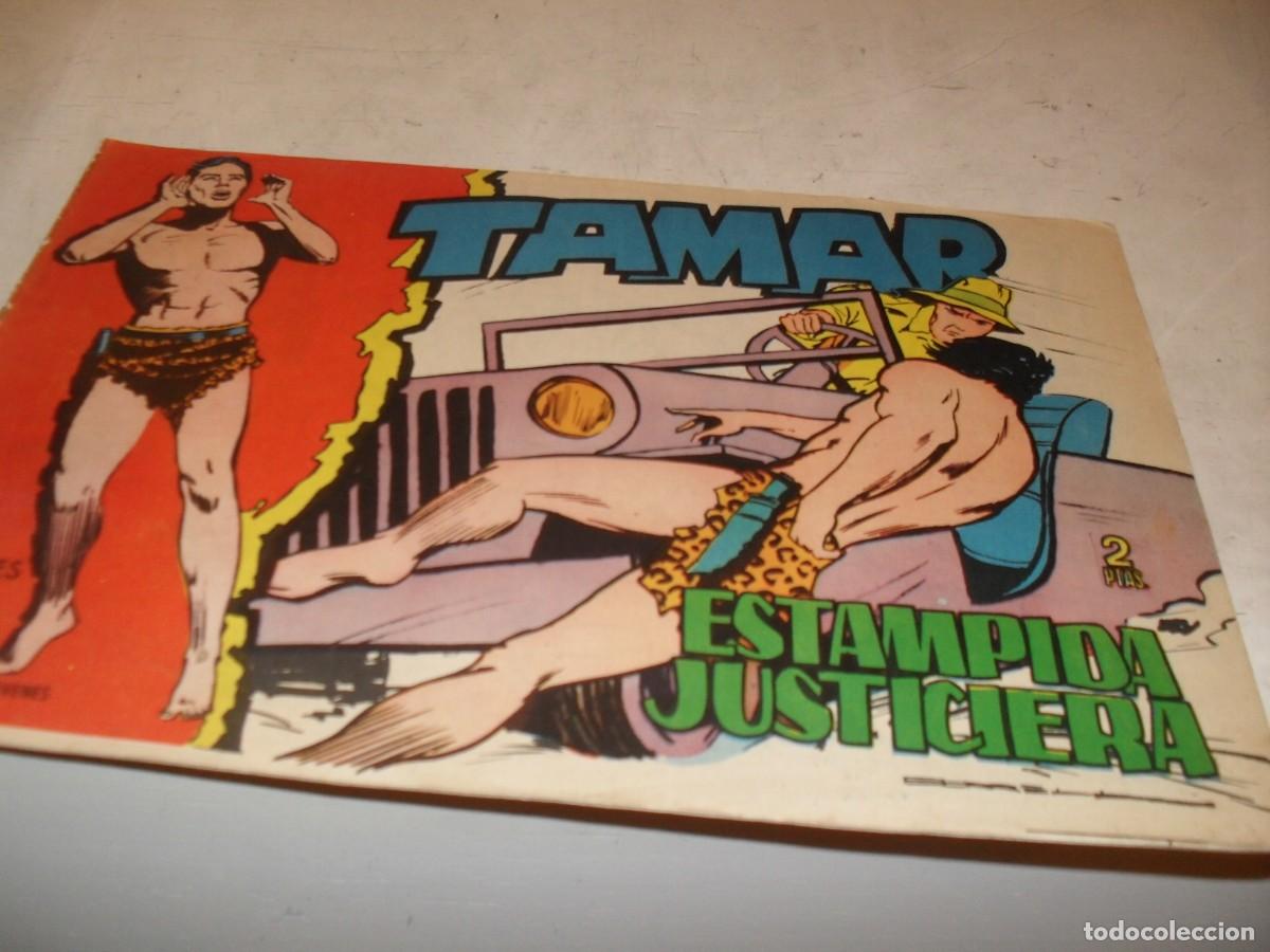 Tebeos: (ORIGINAL)TAMAR N&ordm; 102,ESTAMPIDA JUSTICIERA,DE 186.TORAY,1961