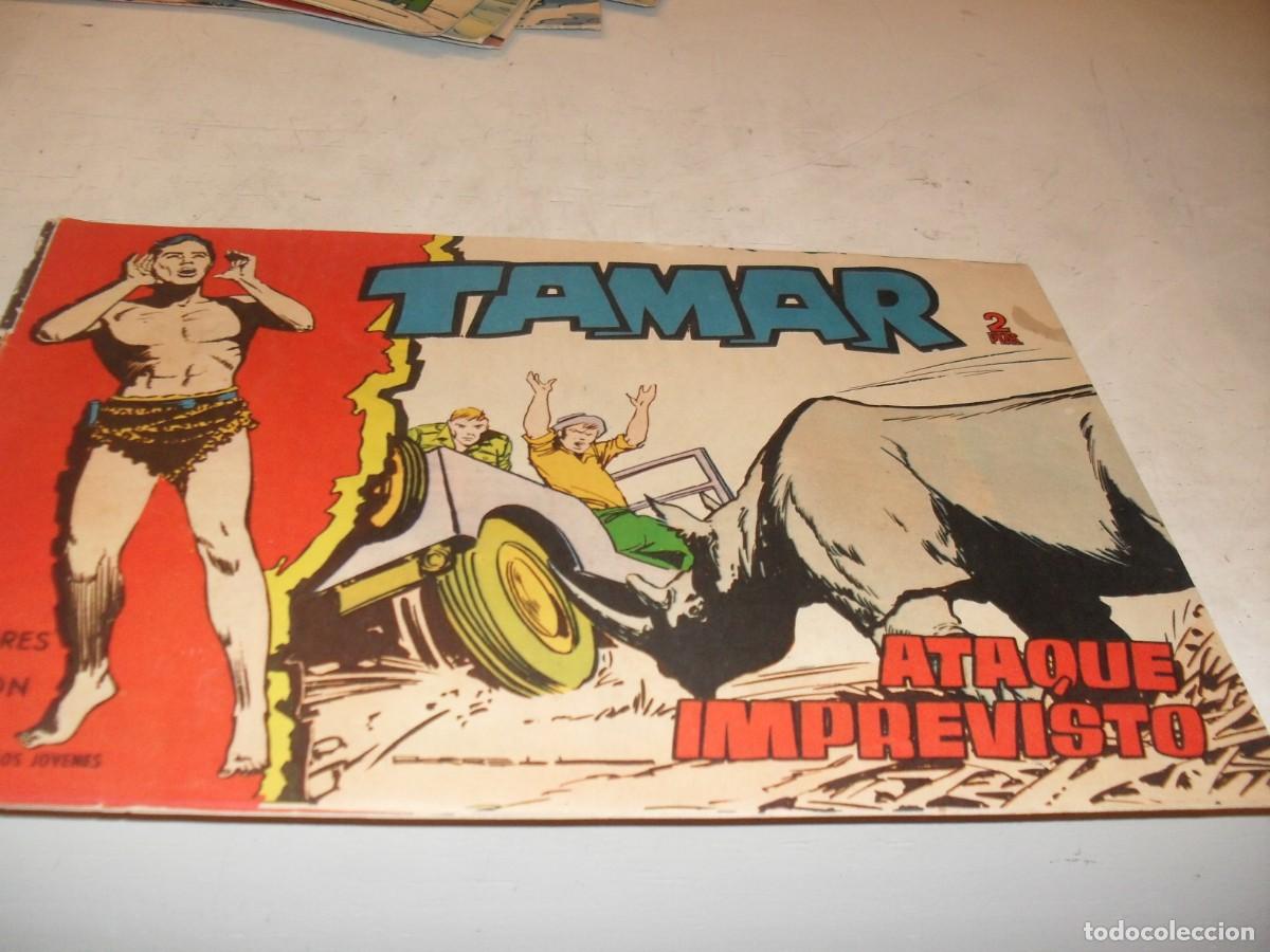 Tebeos: (ORIGINAL)TAMAR N&ordm; 100,ATAQUE IMPREVISTO,DE 186.TORAY,1961