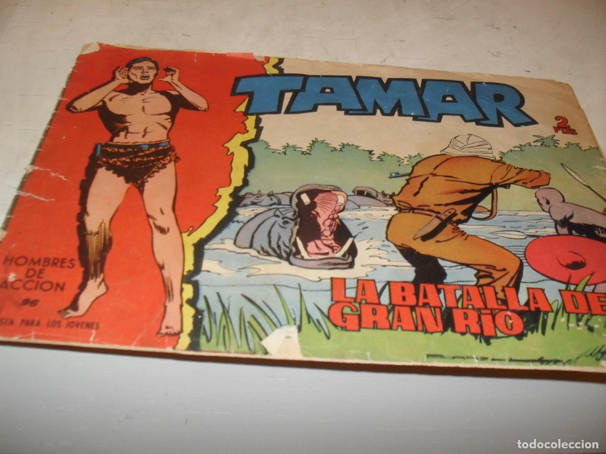 Tebeos: (ORIGINAL)TAMAR N&ordm; 96,LA BATALLA DEL GRAN RIO,DE 186.TORAY,1961