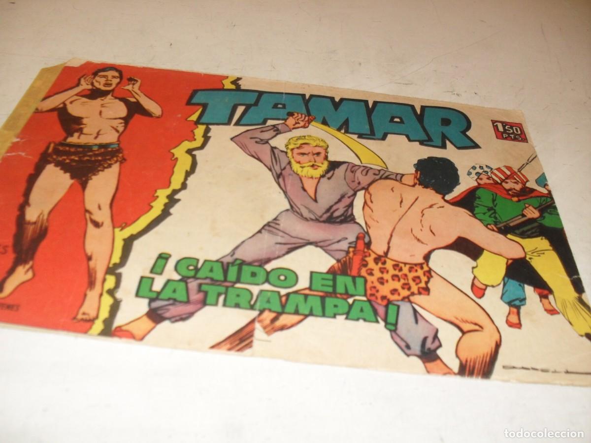 Tebeos: (ORIGINAL)TAMAR N&ordm; 71,CAIDO EN LA TRAMPA,DE 186.TORAY,1961