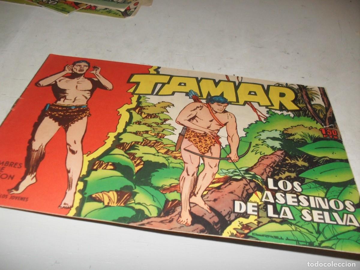 Tebeos: (ORIGINAL)TAMAR N&ordm; 59,LOS ASESINOS DE LA SELVA,DE 186.TORAY,1961