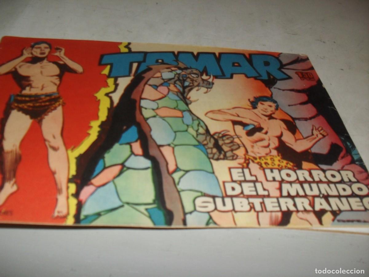 Tebeos: (ORIGINAL)TAMAR N&ordm; 55,EL HORROR DEL MUNDO SUBTERRANEO,DE 186.TORAY,1961