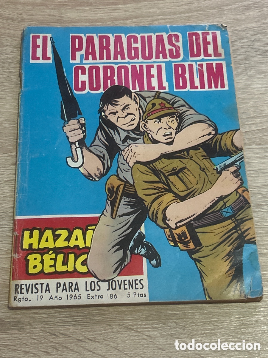 Tebeos: Haza&ntilde;as b&eacute;licas el paraguas del coronel blim n&uacute;m 186