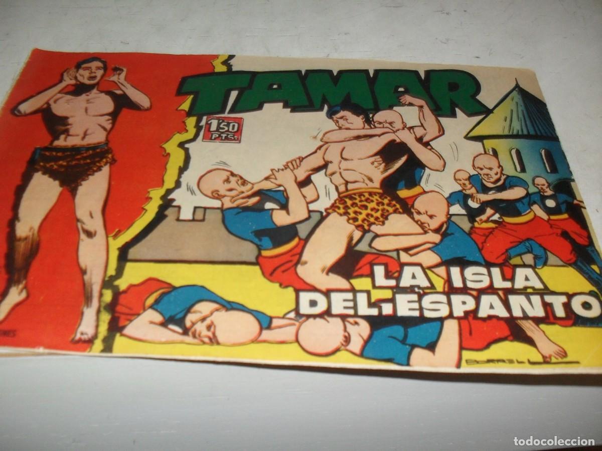 Tebeos: (ORIGINAL)TAMAR N&ordm; 13,LA ISLA DEL ESPANTO,DE 186.TORAY,1961