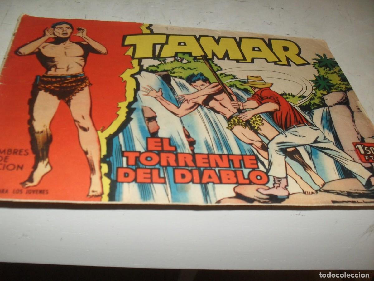 Tebeos: (ORIGINAL)TAMAR N&ordm; 5,PRIMEROS N&ordm;,EL TORRENTE DEL DIABLO,DE 186.TORAY,1961