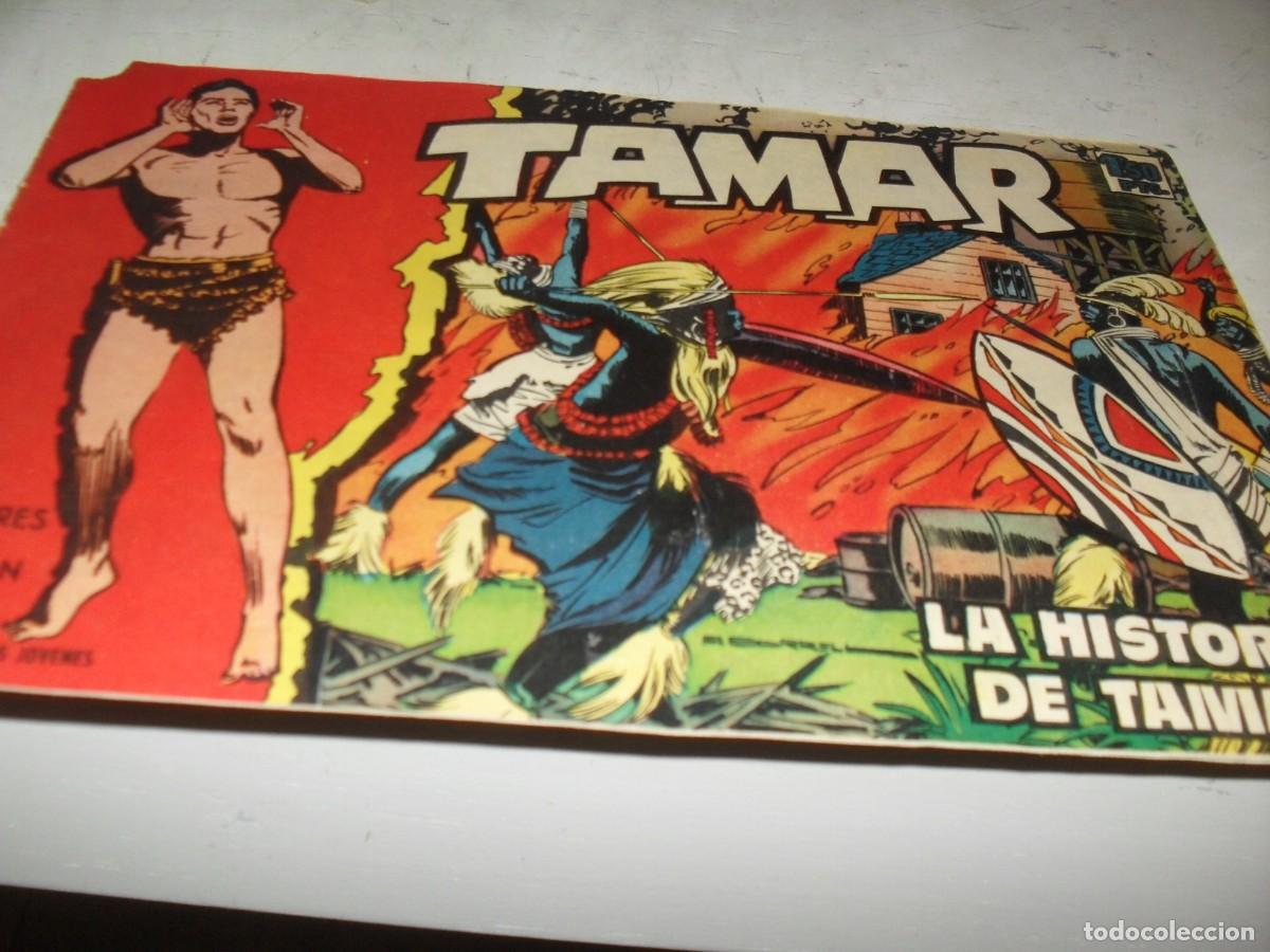 Tebeos: (ORIGINAL)TAMAR N&ordm; 4,PRIMEROS N&ordm;,LA HISTORIA DE TAMAR,DE 186.TORAY,1961