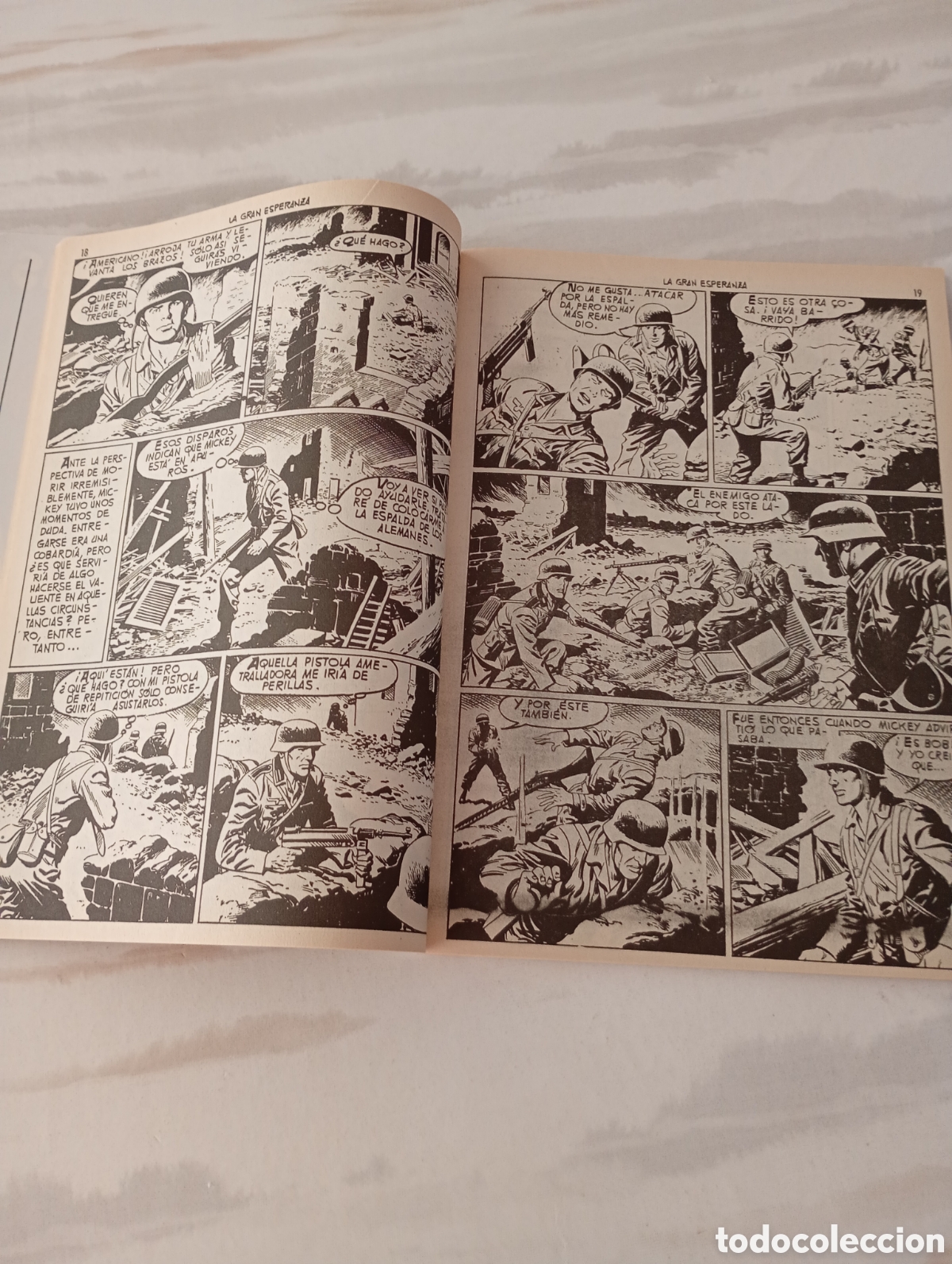 Tebeos: HAZA&Ntilde;AS B&Eacute;LICAS ALMANAQUE 1989 - Foto 2
