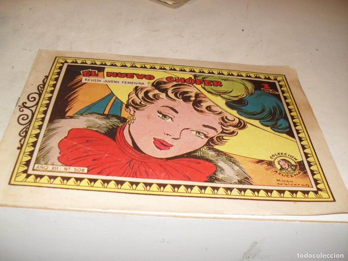 Tebeos: (ORIGINAL)AZUCENA N&ordm; 508,EL NUEVO CHOFER,DE 1215,TORAY,1950