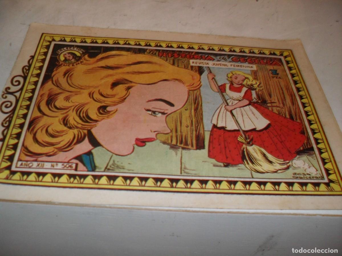 Tebeos: (ORIGINAL)AZUCENA N&ordm; 506,LA HISTORIA DE CECILIA,DE 1215,TORAY,1950