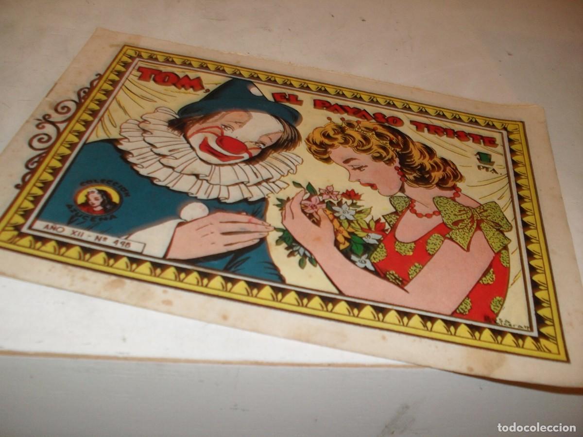 Tebeos: (ORIGINAL)AZUCENA N&ordm; 498,TOM,EL PAYASO TRISTE,DE 1215,TORAY,1950
