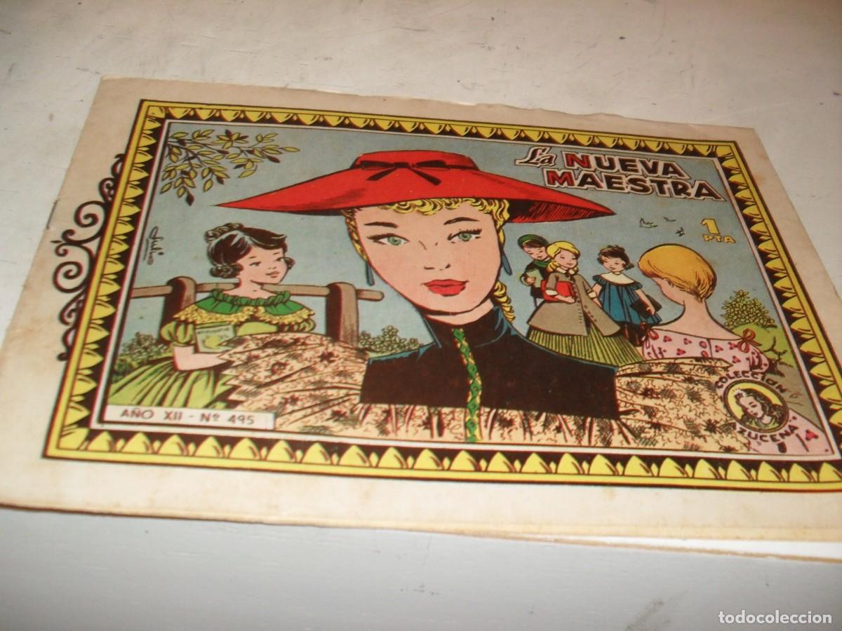Tebeos: (ORIGINAL)AZUCENA N&ordm; 495,LA NUEVA MAESTRA,DE 1215,TORAY,1950