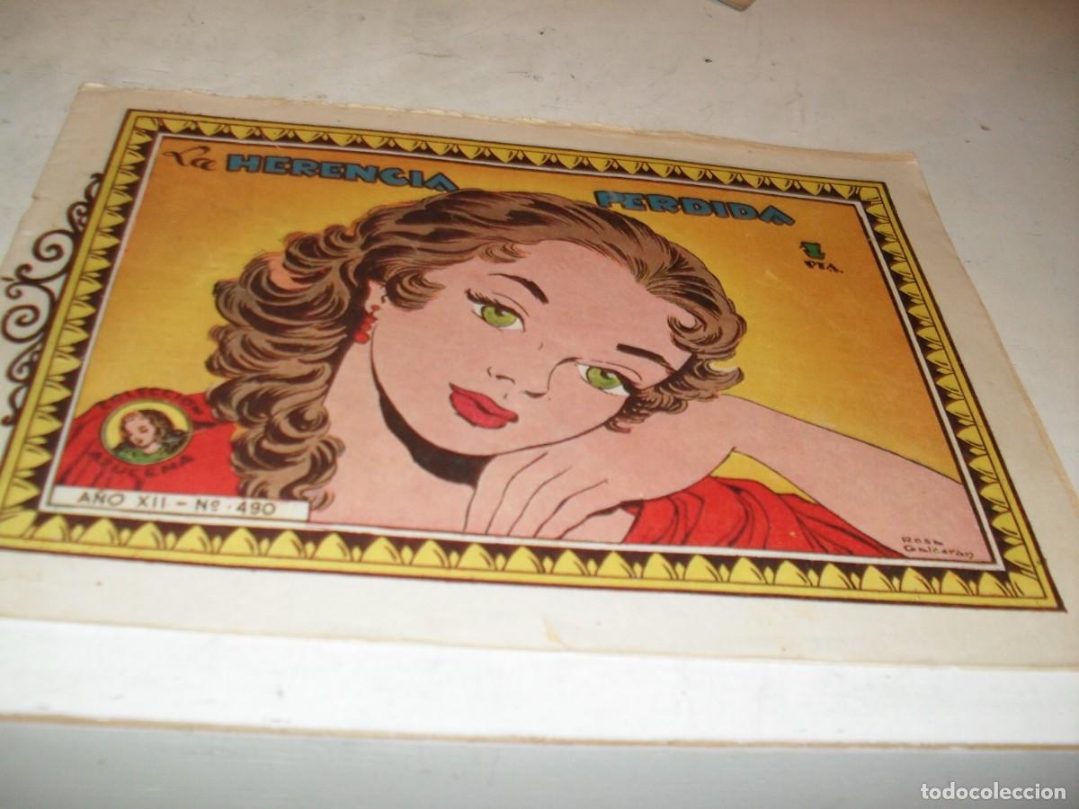 Tebeos: (ORIGINAL)AZUCENA N&ordm; 490, LA HERENCIA PERDIDA,DE 1215,TORAY,1950