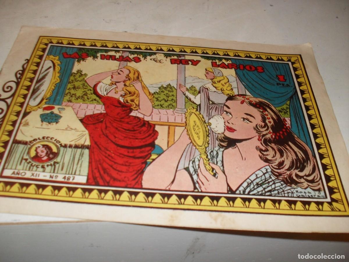 Tebeos: (ORIGINAL)AZUCENA N&ordm; 487,LAS HIJAS DEL REY LARIOS,DE 1215,TORAY,1950