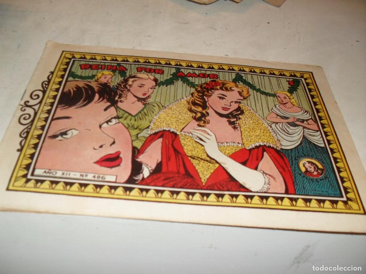 Tebeos: (ORIGINAL)AZUCENA N&ordm; 486,REINA POR AMOR,DE 1215,TORAY,1950