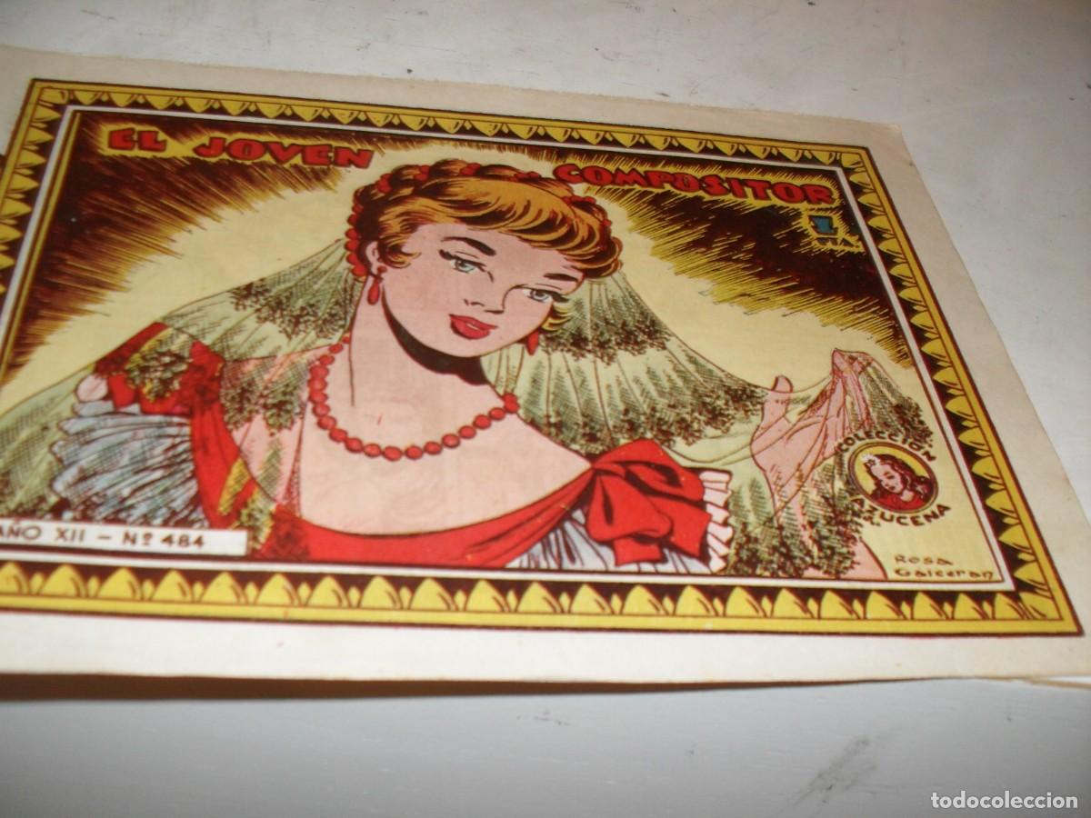 Tebeos: (ORIGINAL)AZUCENA N&ordm; 484,EL JOVEN COMPOSITOR,DE 1215,TORAY,1950