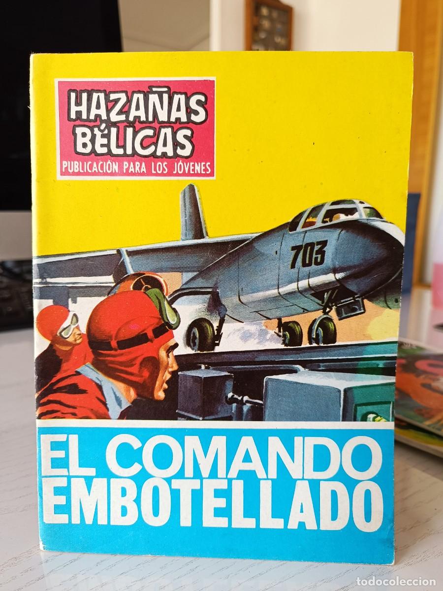Tebeos: HAZA&Ntilde;AS B&Eacute;LICAS-NOVELAS GR&Aacute;FICAS- NUMERO 206 - EL COMANDO EMBOTELLADO - MUY BUEN ESTADO